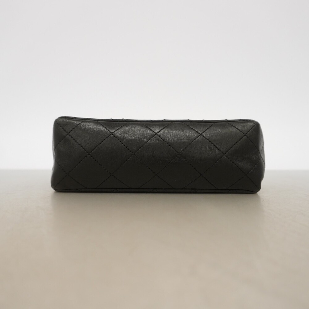 Chanel Matelassé Chain Shoulder Bag, Lambskin, Black, Women's - Picture 3 of 10